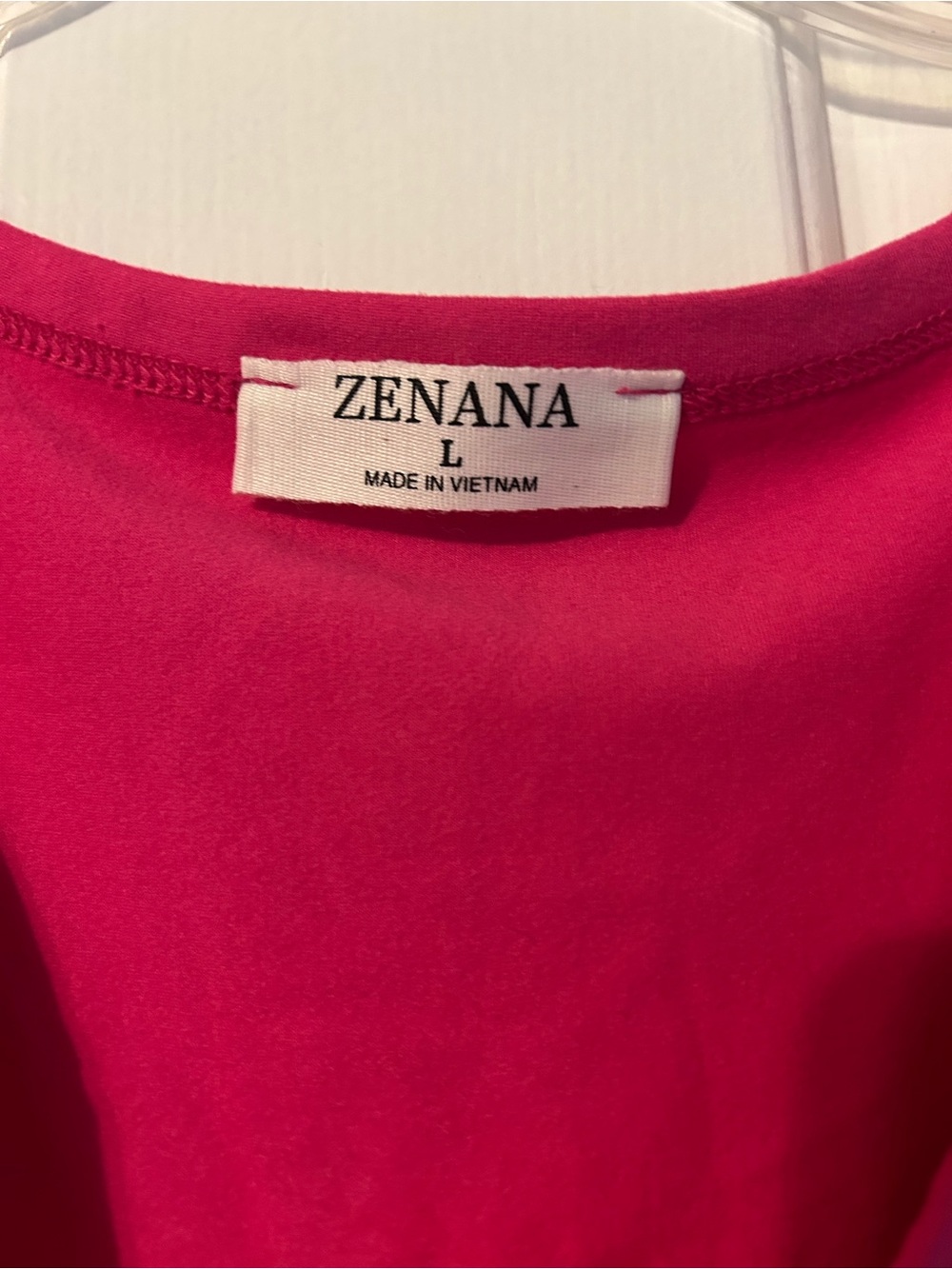 Zenana Outfitters Hot Pink Sleeveless Bodysuit - Picture 2 of 4